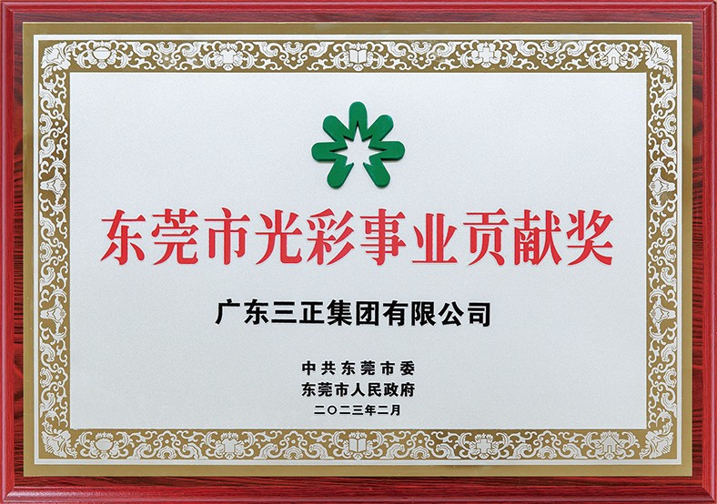 在东莞市2024年“6·30”助力乡村振兴暨东莞慈善日活动中我集团被授予“2023年度广东扶贫济困红棉杯铜杯”荣誉。